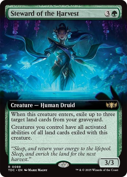 Steward of the Harvest (Extended Art), Commander: Tarkir: Dragonstorm 88