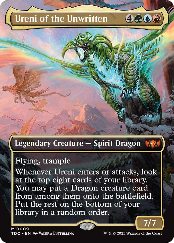 Ureni of the Unwritten (Borderless), Commander: Tarkir: Dragonstorm 9
