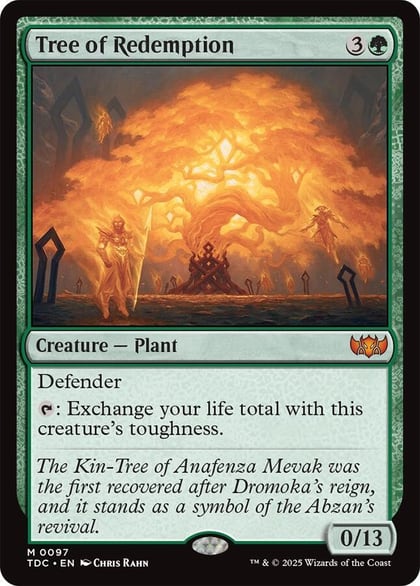 Tree of Redemption, Commander: Tarkir: Dragonstorm 97