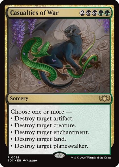 Casualties of War, Commander: Tarkir: Dragonstorm 98