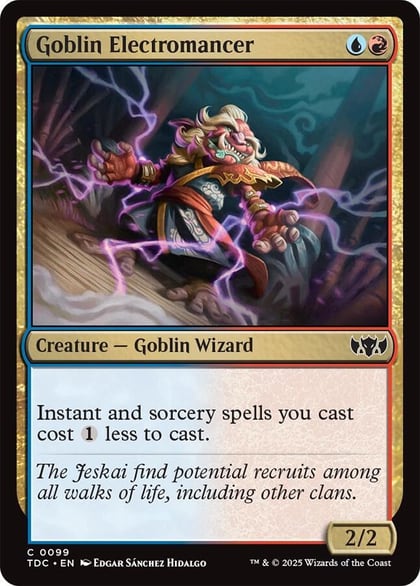 Goblin Electromancer, Commander: Tarkir: Dragonstorm 99