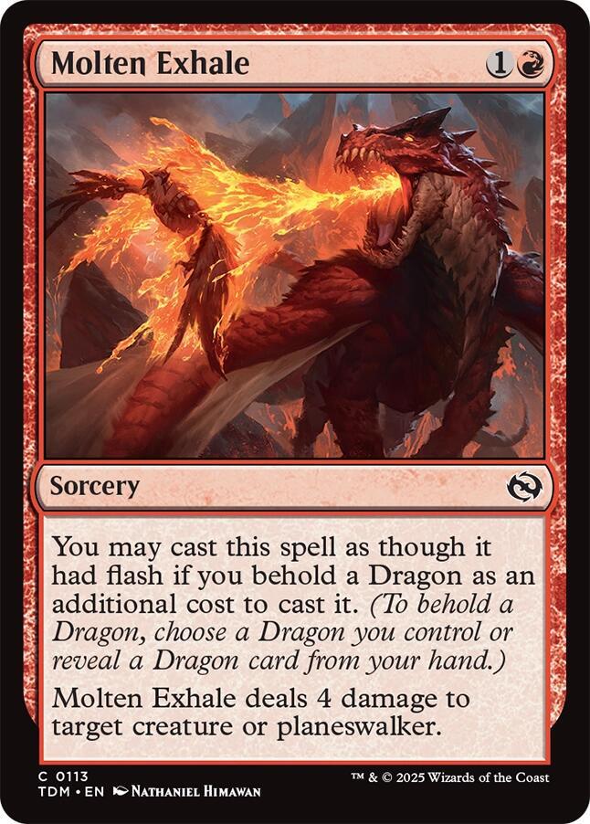 Molten Exhale, Tarkir: Dragonstorm 113
