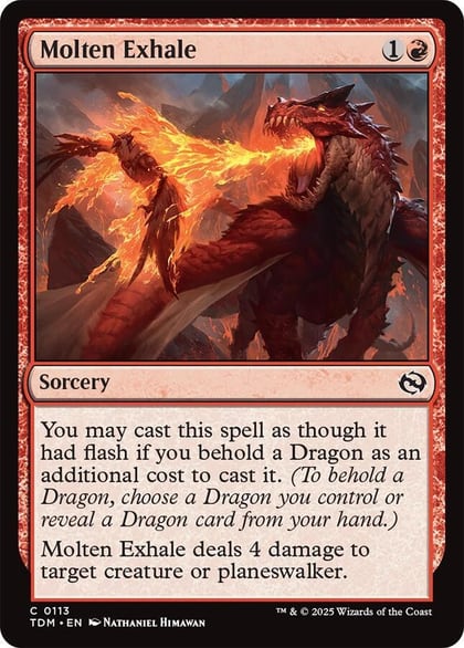 Molten Exhale, Tarkir: Dragonstorm 113