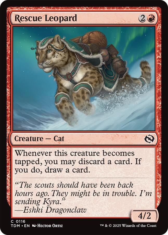 Rescue Leopard, Tarkir: Dragonstorm 116