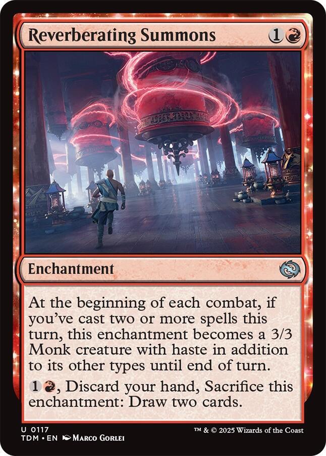 Reverberating Summons, Tarkir: Dragonstorm 117