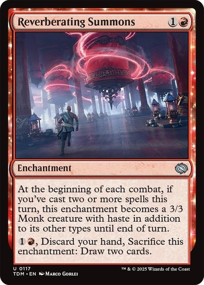 Reverberating Summons, Tarkir: Dragonstorm 117