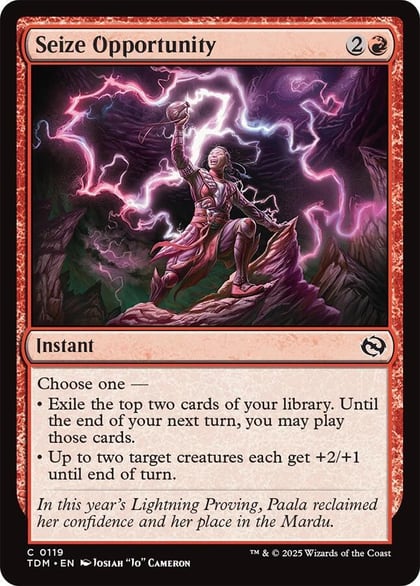 Seize Opportunity, Tarkir: Dragonstorm 119