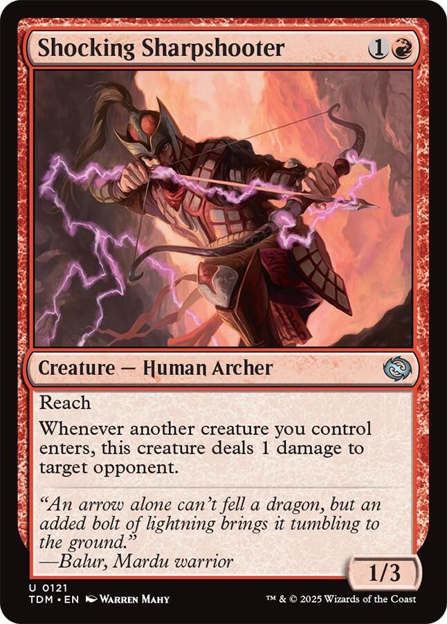 Shocking Sharpshooter, Tarkir: Dragonstorm 121