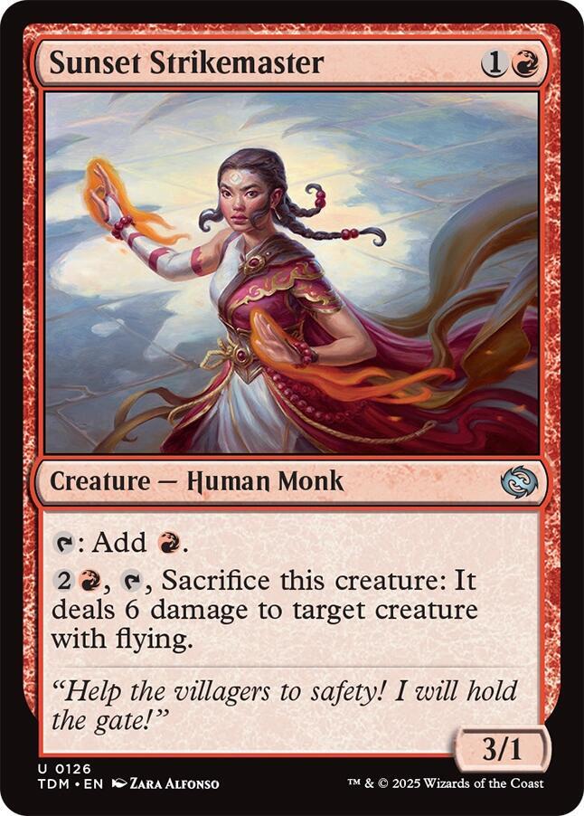 Sunset Strikemaster, Tarkir: Dragonstorm 126