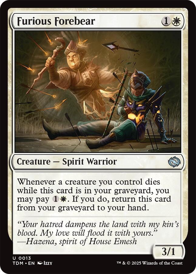 Furious Forebear, Tarkir: Dragonstorm 13