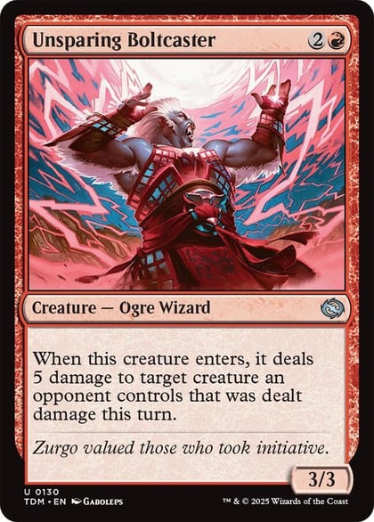Unsparing Boltcaster, Tarkir: Dragonstorm 130