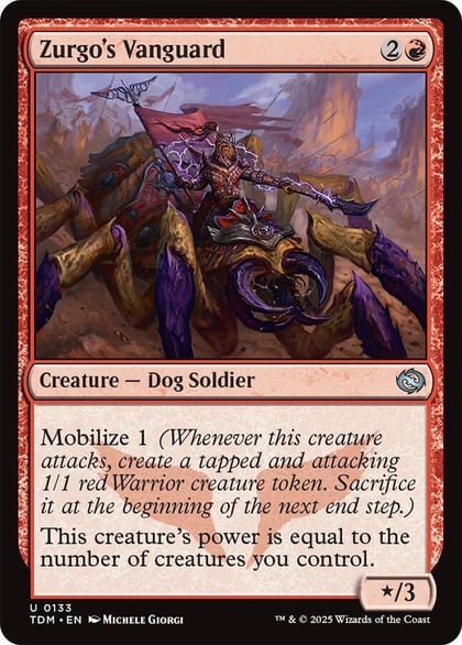 Zurgo's Vanguard, Tarkir: Dragonstorm 133