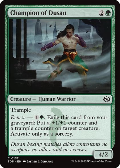 Champion of Dusan, Tarkir: Dragonstorm 137