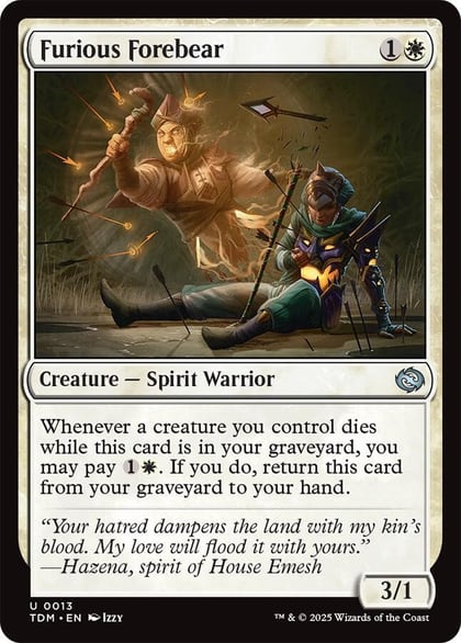 Furious Forebear, Tarkir: Dragonstorm 13