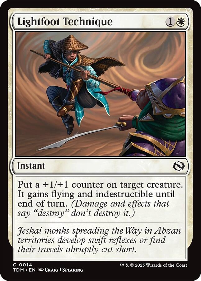 Lightfoot Technique, Tarkir: Dragonstorm 14