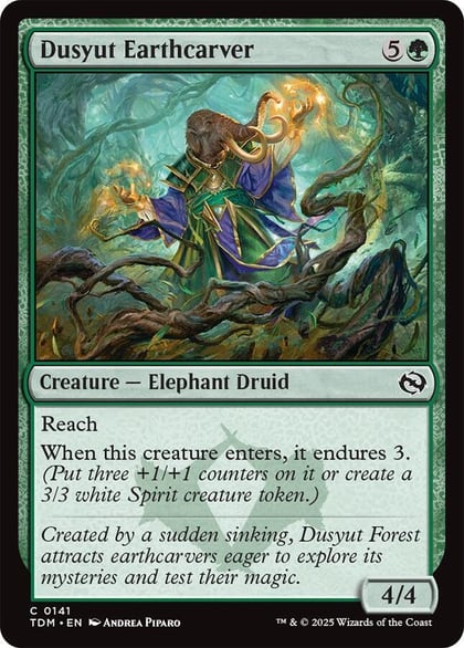 Dusyut Earthcarver, Tarkir: Dragonstorm 141