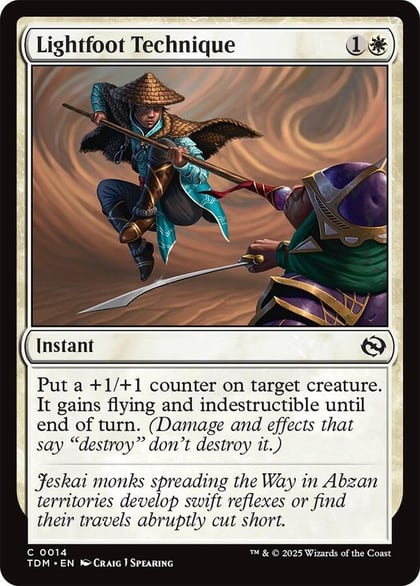Lightfoot Technique, Tarkir: Dragonstorm 14