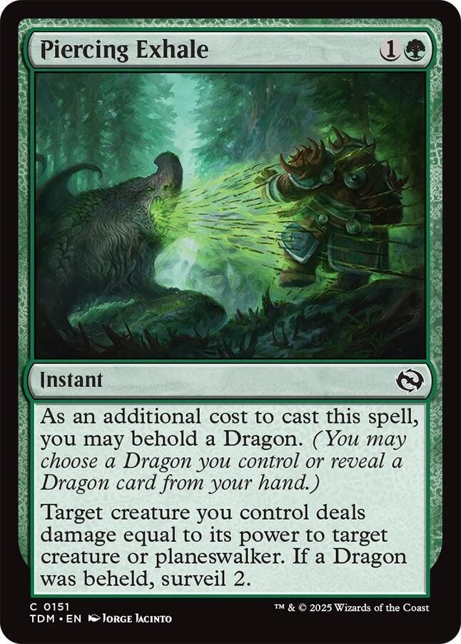 Piercing Exhale, Tarkir: Dragonstorm 151