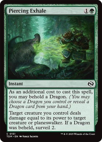 Piercing Exhale, Tarkir: Dragonstorm 151