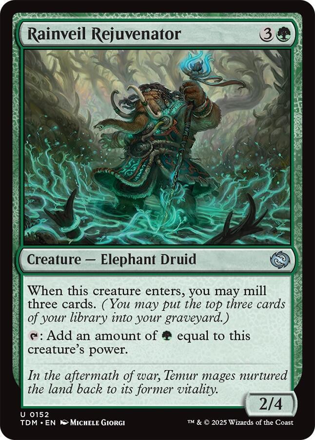 Rainveil Rejuvenator, Tarkir: Dragonstorm 152