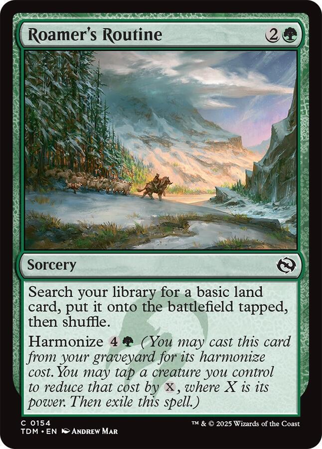 Roamer's Routine, Tarkir: Dragonstorm 154