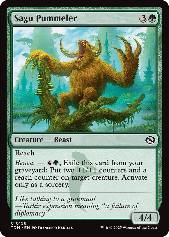 Sagu Pummeler, Tarkir: Dragonstorm 156