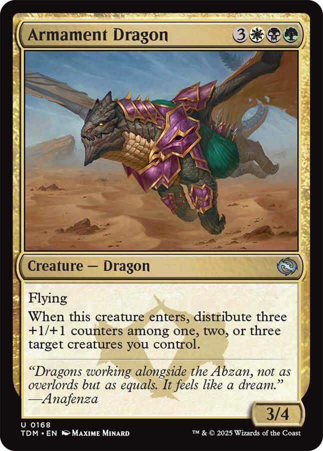 Armament Dragon, Tarkir: Dragonstorm 168