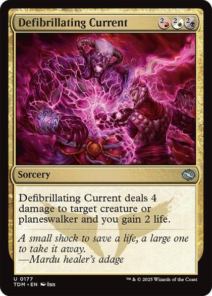 Defibrillating Current, Tarkir: Dragonstorm 177