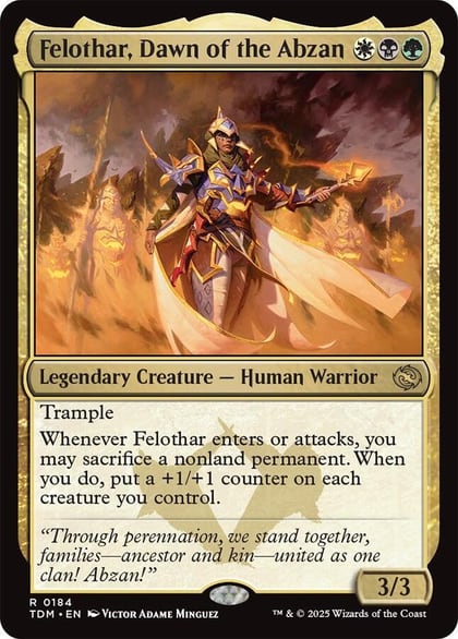 Felothar, Dawn of the Abzan, Tarkir: Dragonstorm 184