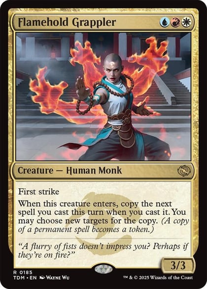 Flamehold Grappler, Tarkir: Dragonstorm 185