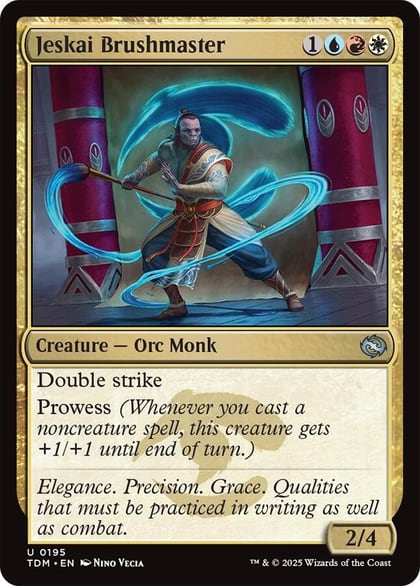Jeskai Brushmaster, Tarkir: Dragonstorm 195