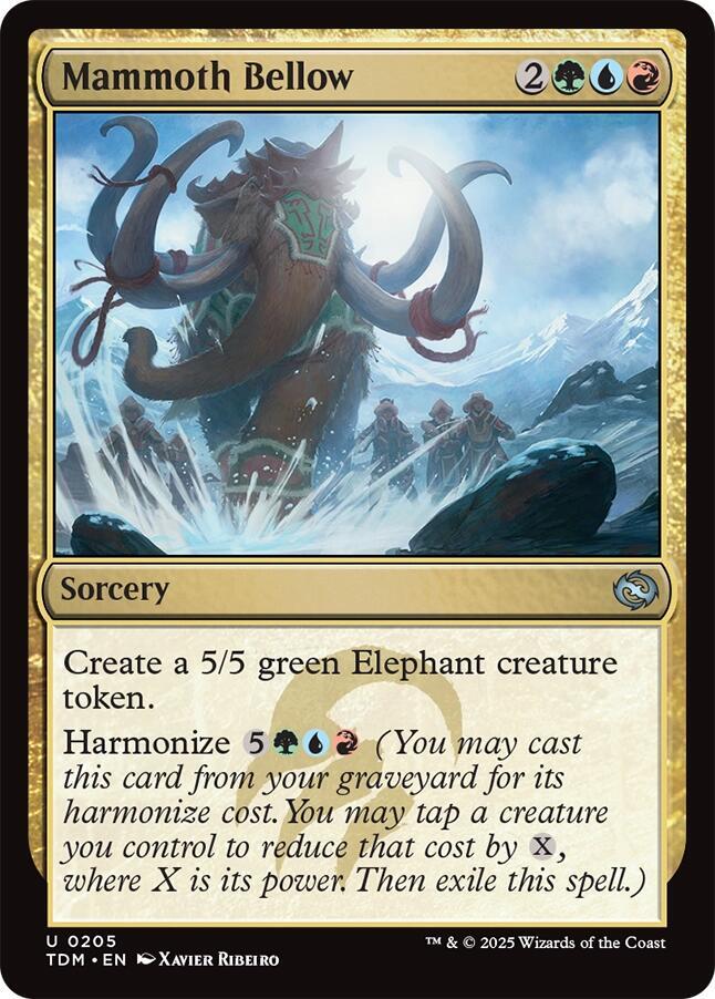Mammoth Bellow, Tarkir: Dragonstorm 205