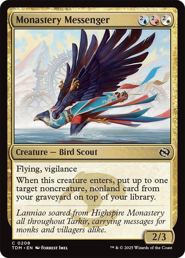Monastery Messenger, Tarkir: Dragonstorm 208