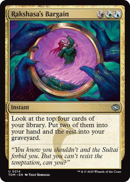 Rakshasa's Bargain, Tarkir: Dragonstorm 214