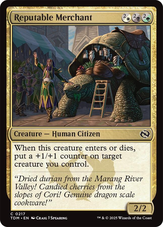 Reputable Merchant, Tarkir: Dragonstorm 217