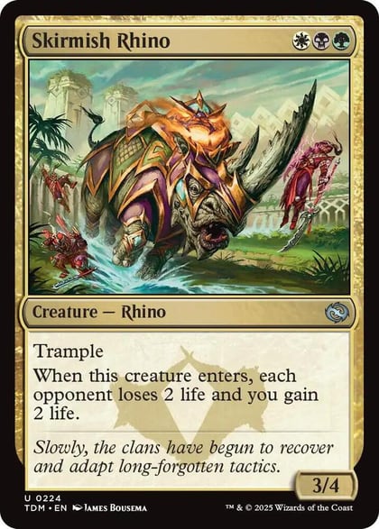 Skirmish Rhino, Tarkir: Dragonstorm 224