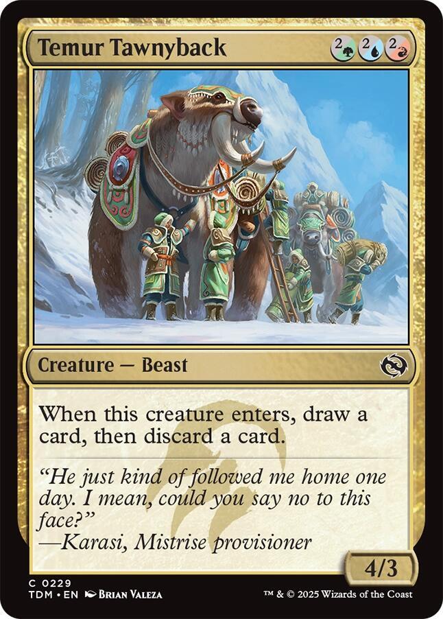 Temur Tawnyback, Tarkir: Dragonstorm 229