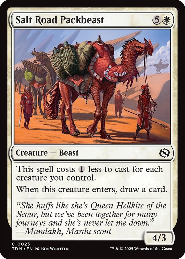 Salt Road Packbeast, Tarkir: Dragonstorm 23
