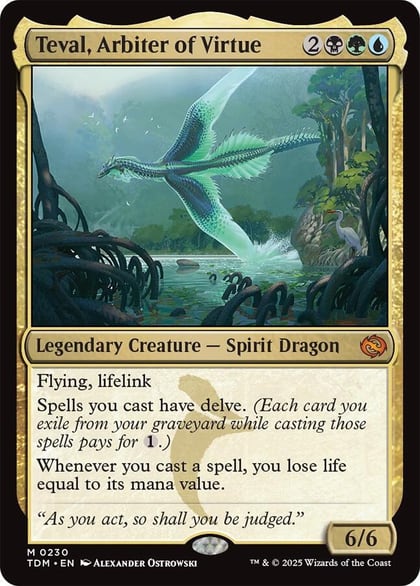 Teval, Arbiter of Virtue, Tarkir: Dragonstorm 230