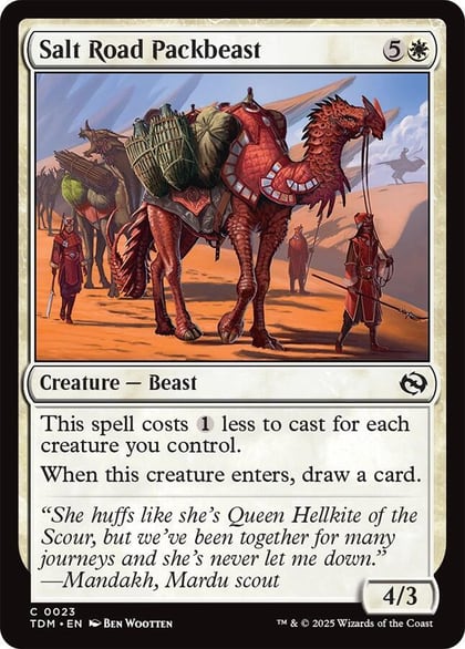 Salt Road Packbeast, Tarkir: Dragonstorm 23