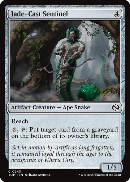 Jade-Cast Sentinel, Tarkir: Dragonstorm 243