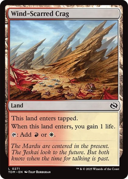 Wind-Scarred Crag, Tarkir: Dragonstorm 271