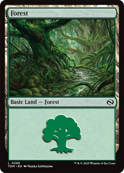 Forest (0286), Tarkir: Dragonstorm 286