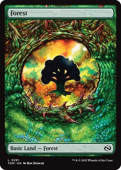Forest (0291), Tarkir: Dragonstorm 291
