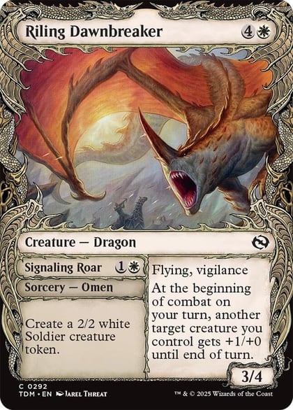 Riling Dawnbreaker (Showcase), Tarkir: Dragonstorm 292