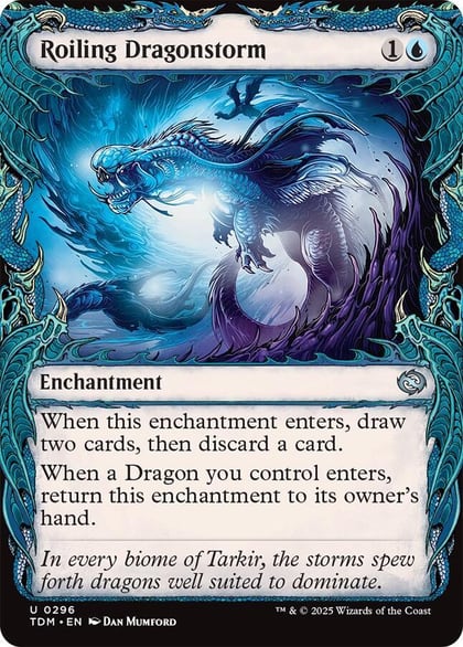Roiling Dragonstorm (Showcase), Tarkir: Dragonstorm 296