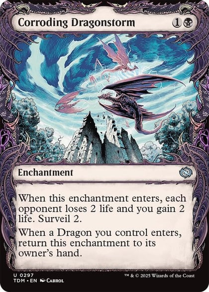 Corroding Dragonstorm (Showcase), Tarkir: Dragonstorm 297