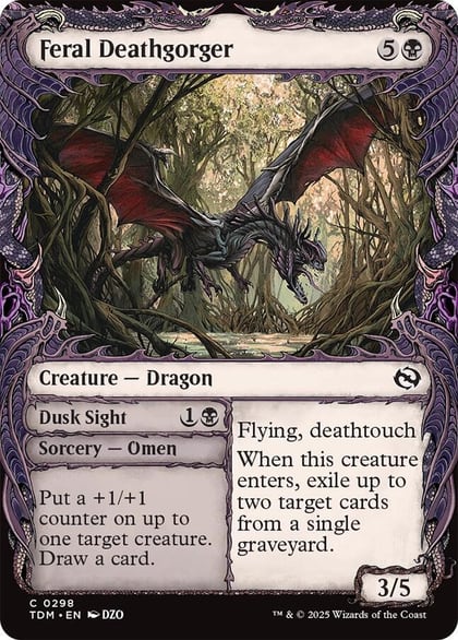 Feral Deathgorger (Showcase), Tarkir: Dragonstorm 298