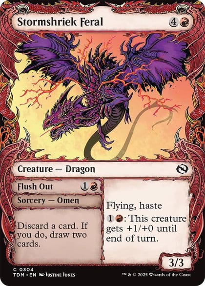 Stormshriek Feral (Showcase), Tarkir: Dragonstorm 304