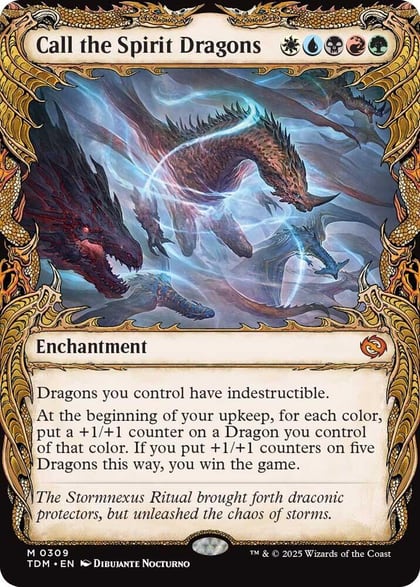 Call the Spirit Dragons (Showcase), Tarkir: Dragonstorm 309